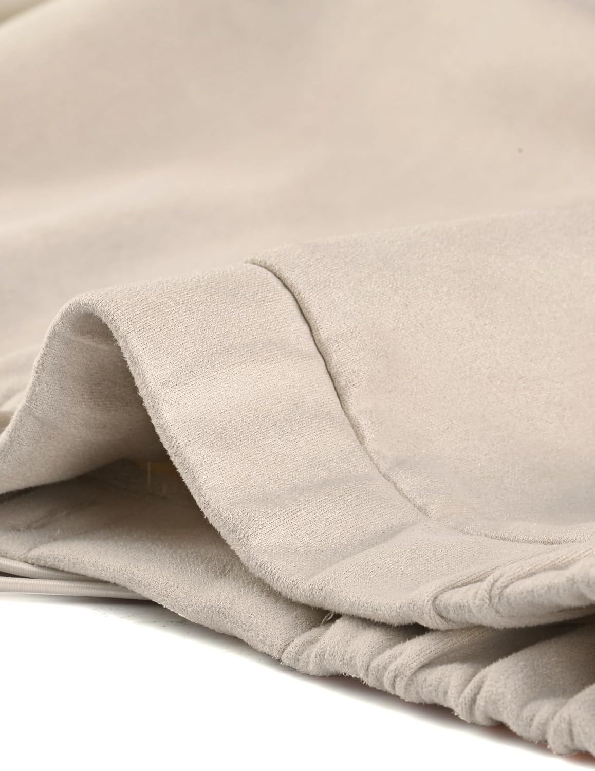 Allegra K Women's Faux Suede Jacket Button Down Collar Cropped Biker Motorcycle Jacket Fall Winter Coat - Image 6