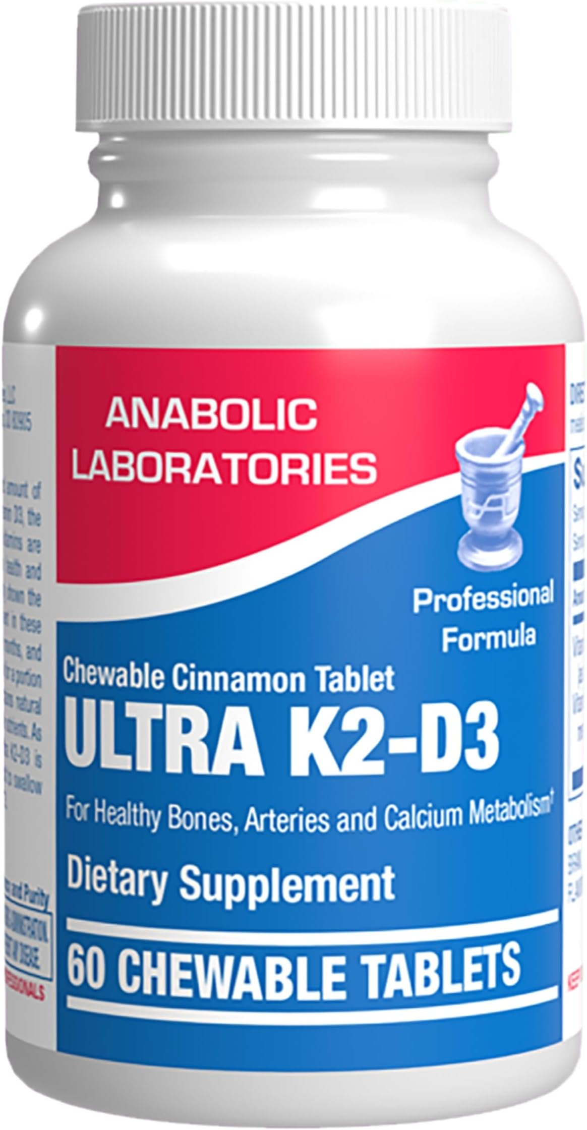 Chewable Vitamin D and K2 Supplement - Clinical D3 K2 2000IU for Bone Teeth Mood and Immune Support Plus Calcium Absorption - Vegetarian Vitamin D Chewable Cinnamon Flavor (60 Day Supply)
