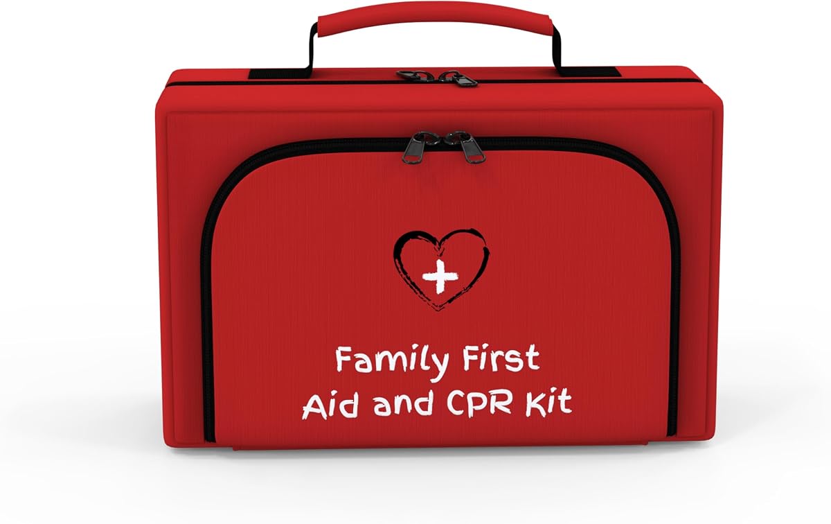 The Life Safety Pro Baby First Aid Kit - Grab and Go, 3 Sizes | Everything you would grab in a hurry, already packed and in one place. CPR shield and latex-free, sized for children.