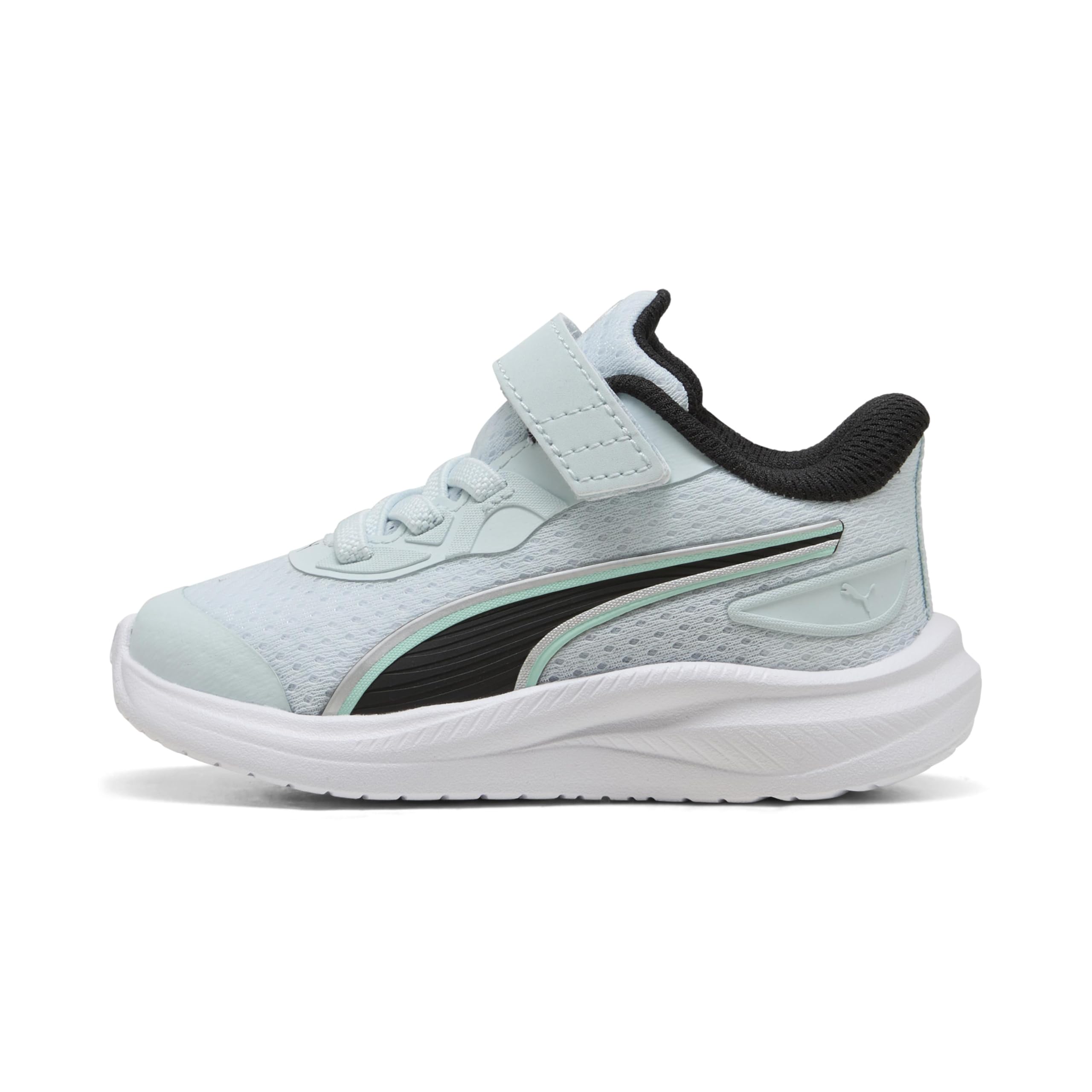PUMA Skyrocket 2 AC+ INF, Sneaker Unisex bebé, Sea Glass Black-Speed Blue-Mint Melt, 25.5 EU