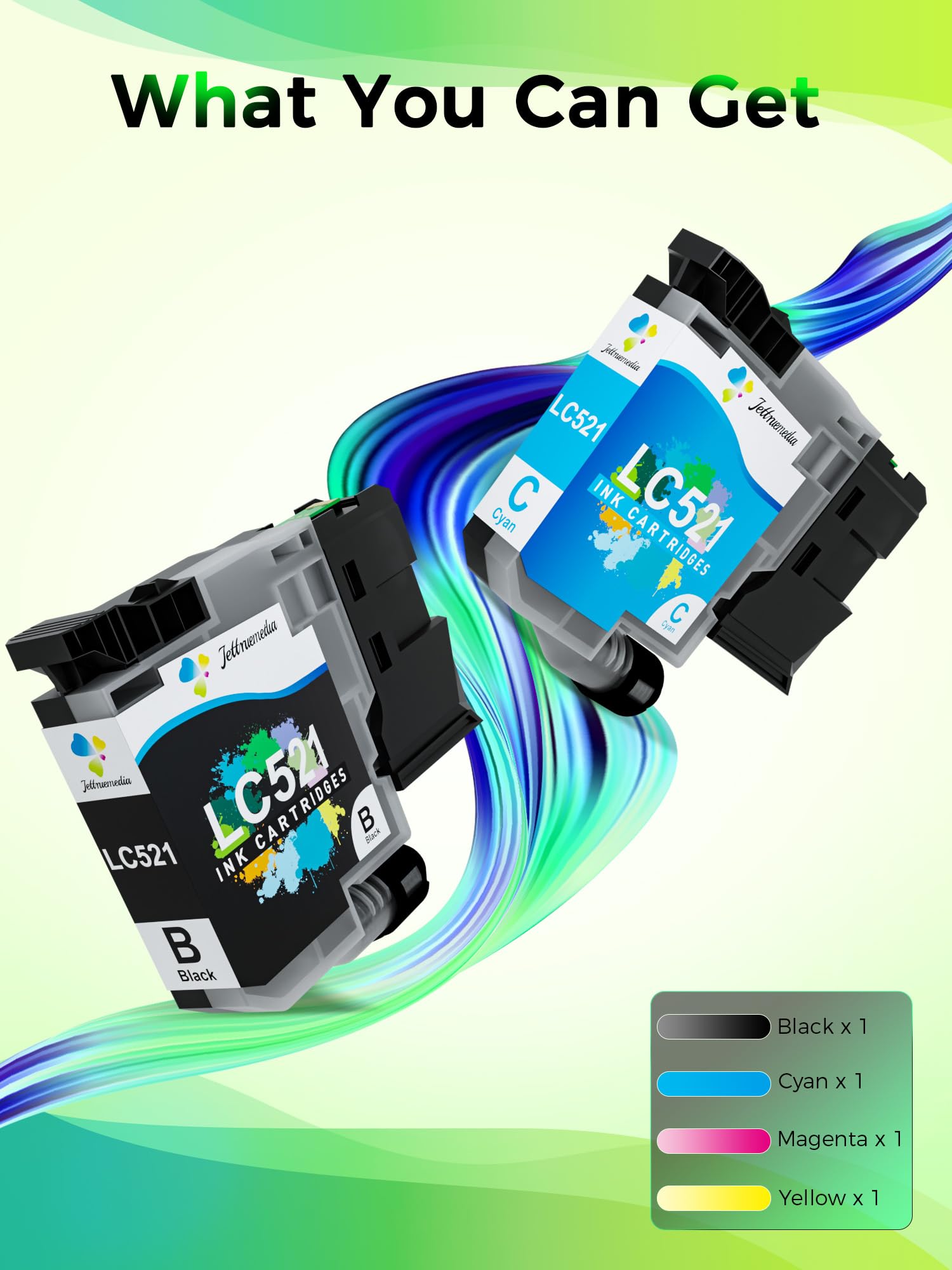 Inktcartridge Brother LC-521 zwart 3 k | De