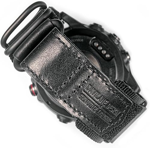 Miniatura 9 de Compatible With Garmin Watch Band, Leather Watch Band Sports Strap For FnixInstinctTactixVivoactiveApproachMARQQuatixD2ForerunnerEnduro,202226MM