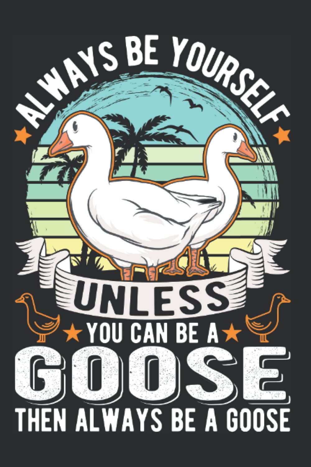 Geese Notebook: Goose Thing Farmer / 6x9 Inches / 120 graph sites Sites