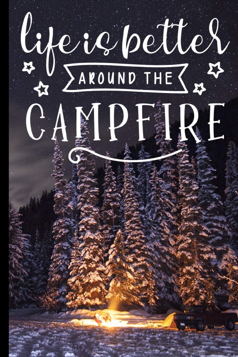Campfire Joy: Lined Journal with Camping-Themed Cover
