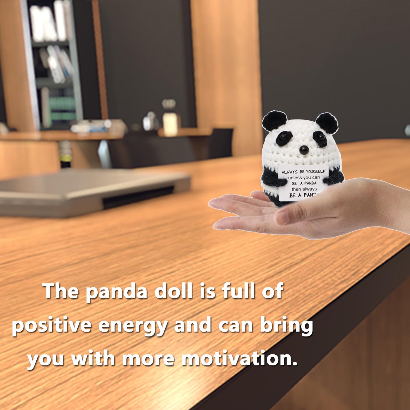 JBL JDWD 2 Pcs Positive Affirmation Gifts, Easy to Carry, Suitable for Encouragement Gifts to Friends and Relatives (1 Panda) - Image 4