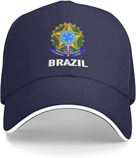 Coat of Arms of Brazil Flag Brazilian Emblem Baseball Cap