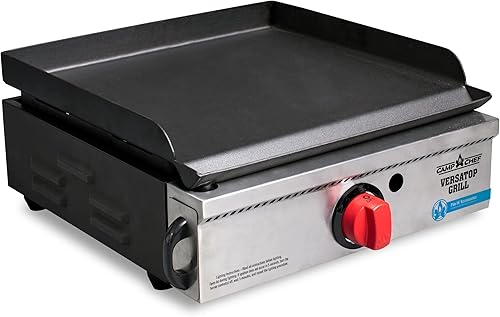 Camp Chef Versatop - Parrilla plana portátil 250 y parrilla (FTG250) - Accesorios compatibles de 14 pulgadas