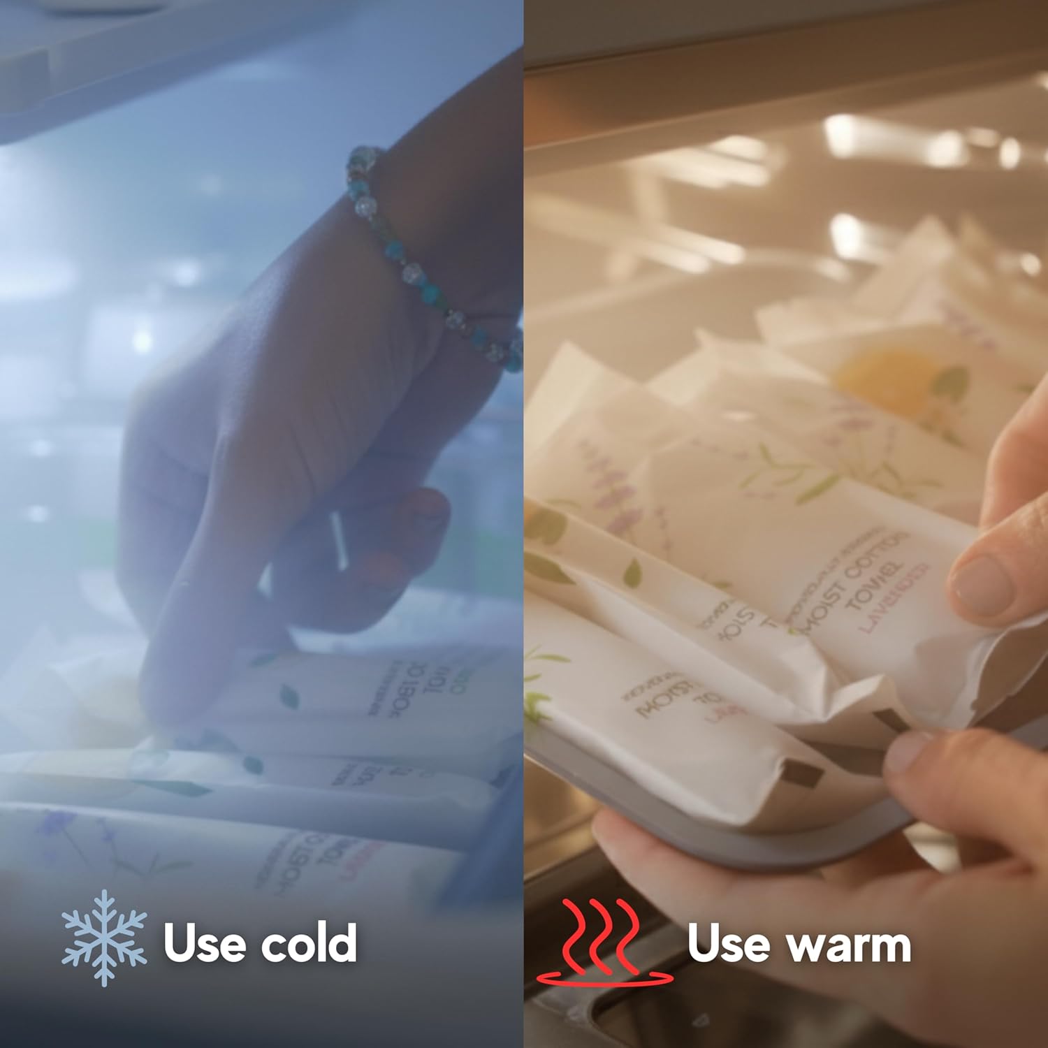 30 Hot or Cold Wrapped Moist Towels –9'' x 9" Moist Towelettes Individually Wrapped Scented Disposable Face & Hand –Pre-Moistened Hand Wipes Soft Refreshing, Travel, Spa, Restaurant- Citrus/Lemon