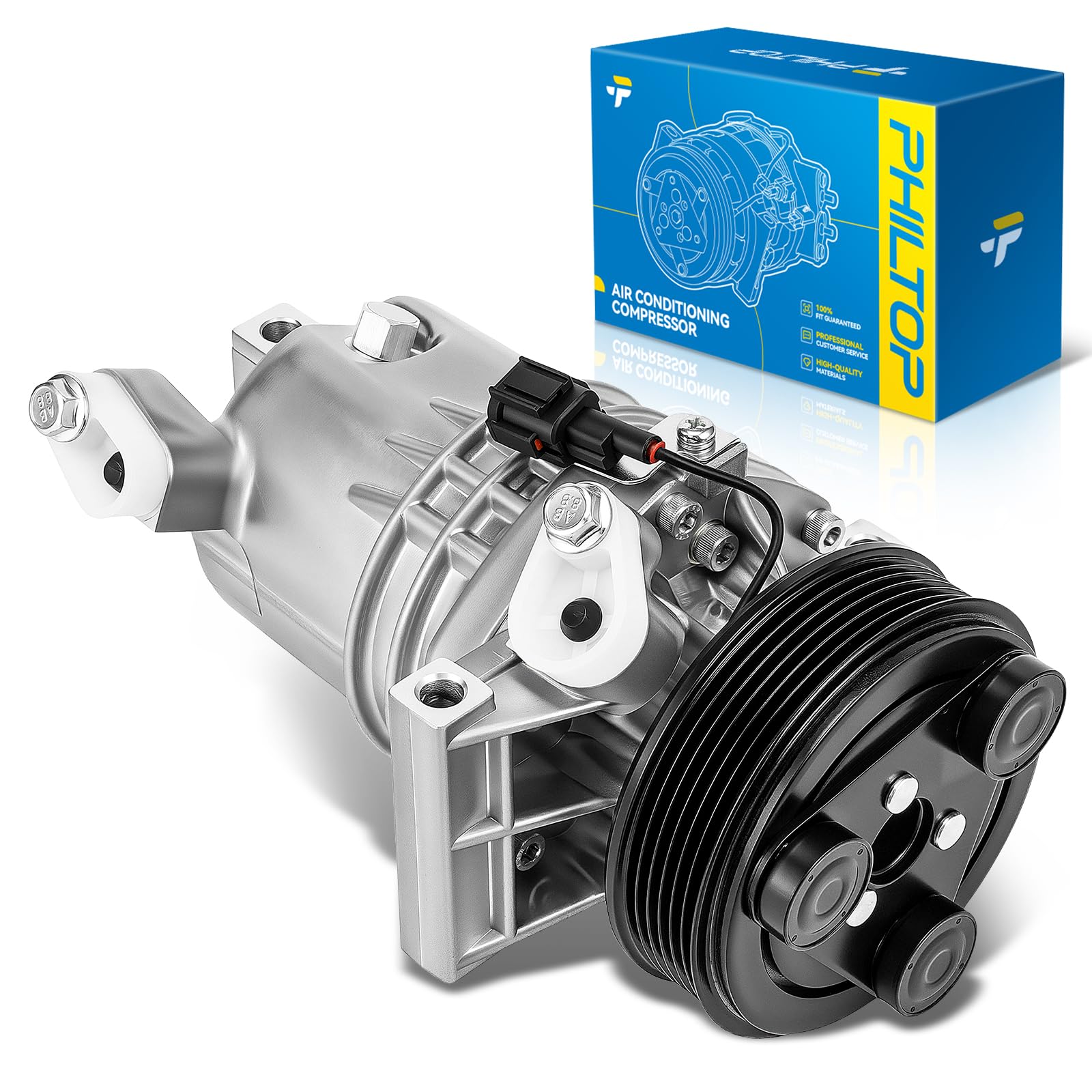 PHILTOP NEW AC Compressor for Cube 2009-2013, Versa 2010-2012 1.8L