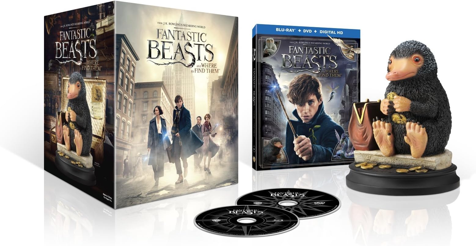 Fantastic Beasts and Where to Find Them (Niffler Figurine) (Blu-ray)