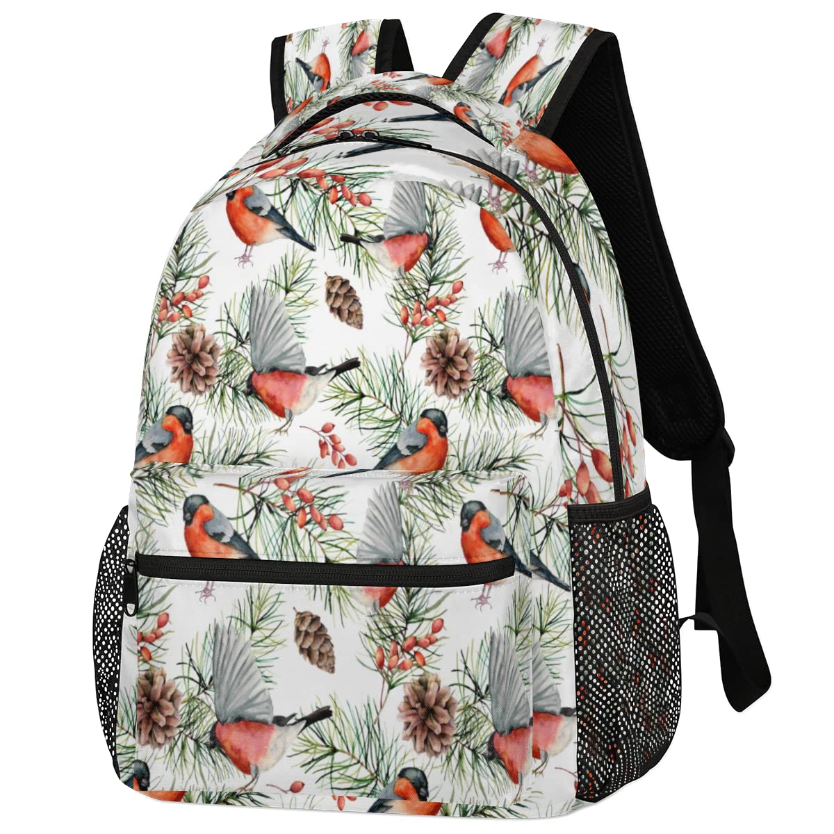 Sac à dos oiseau mignon bouvreuil résistant pour ordinateur portable