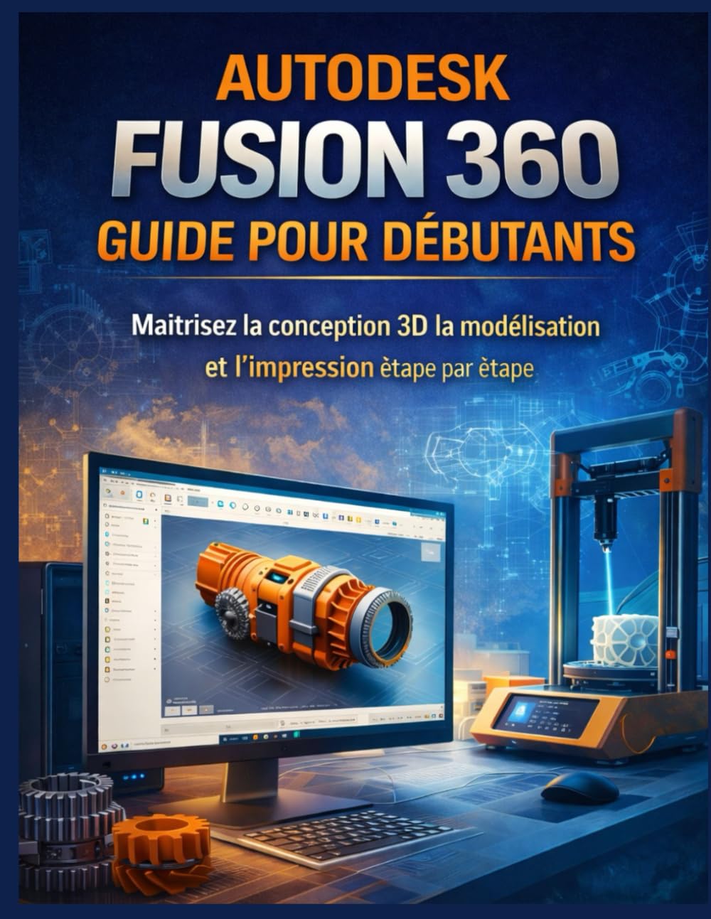 AUTODESK FUSION 360 GUIDE POUR DÉBUTANTS: Maîtrisez la conception 3D, la modélisation et l’impression étape par étape