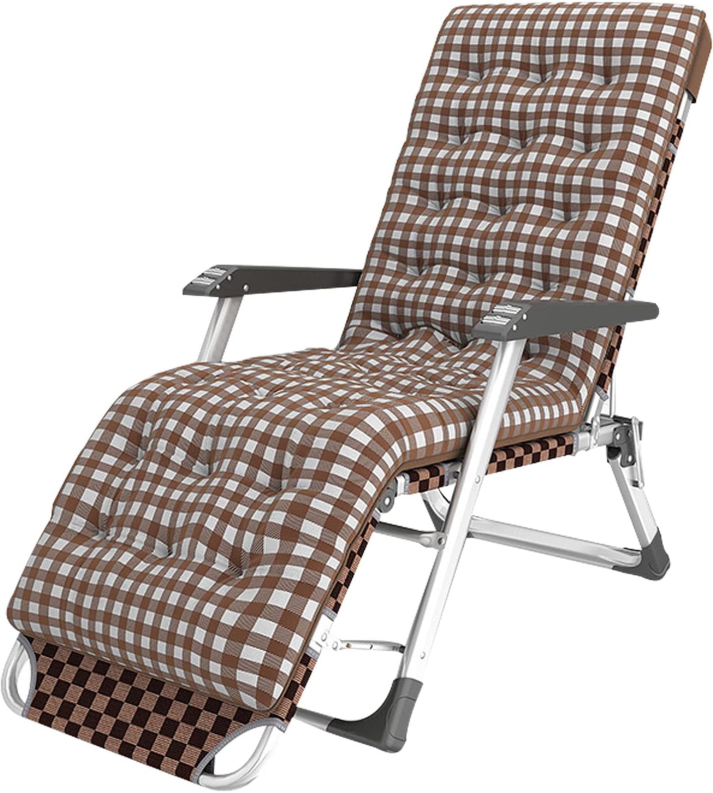 Reclining Zero Gravity Chairs Folding Portable Design Relaxing Chair Sun Lounger for Home Balcony Garden Furniture Beach - 66cm Width