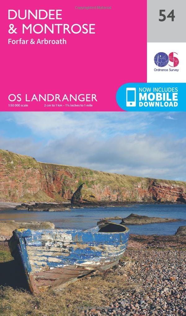 Dundee  Fortrose Map  Forfar  Arbroath  Ordnance Survey  OS  by Ordnance Survey