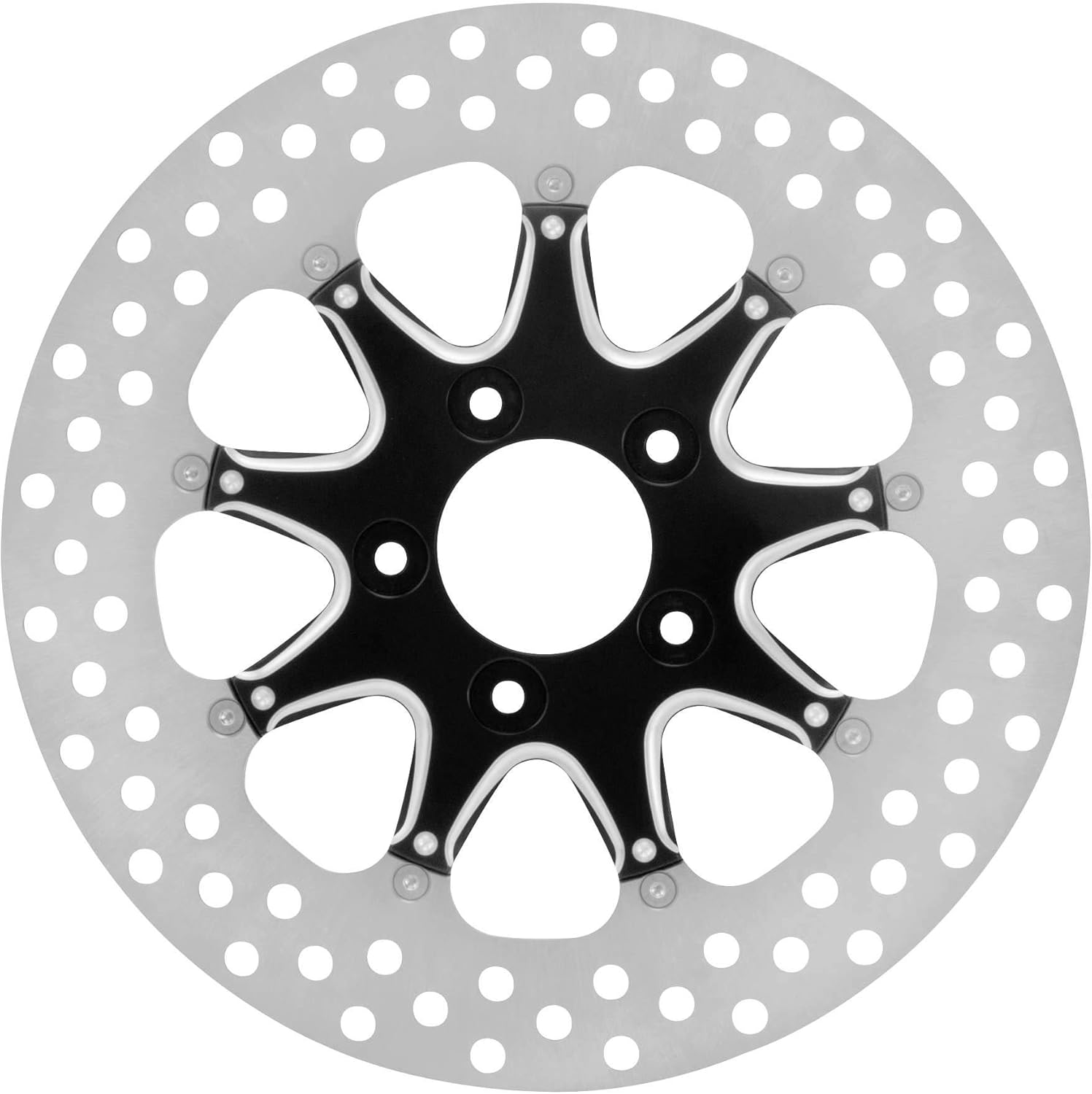 Xtreme Machine Stiletto Black Cut Front Disc Brake Rotor