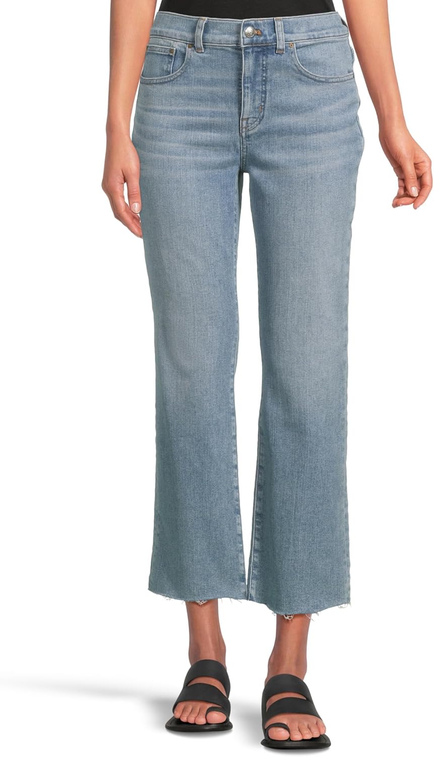 Madewell Women's Mid-Rise Kick Out with Clean Hem in Altoona Wash