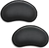 Mouse Wrist Rest, 2 Pieces Mouse Pad Wrist Support for Wrist Pain Relief, Memory Foam Mouse Wrist Rest Support Soft Comfortable Hand Rest Pad for Gaming Office Computer Laptop Mouse Men Women Black