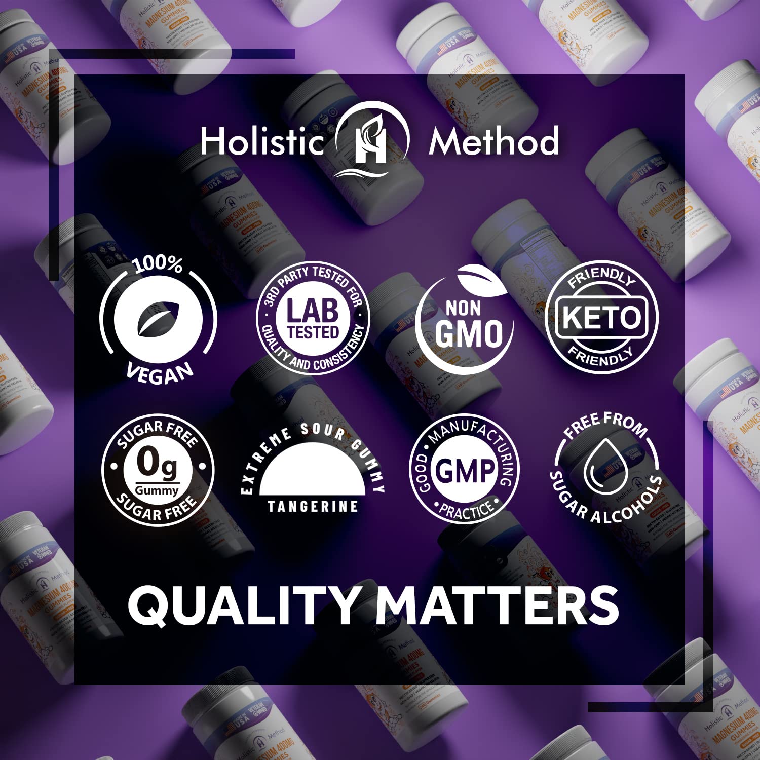 Magnesium Citrate Gummies - Sugar-Free, Vegan and Non-GMO for Better Sleep and Relaxation - No Sugar Alcohol - Magnesium Supplement for Adults, Teens and Kids - Tangerine - 240 Gummy