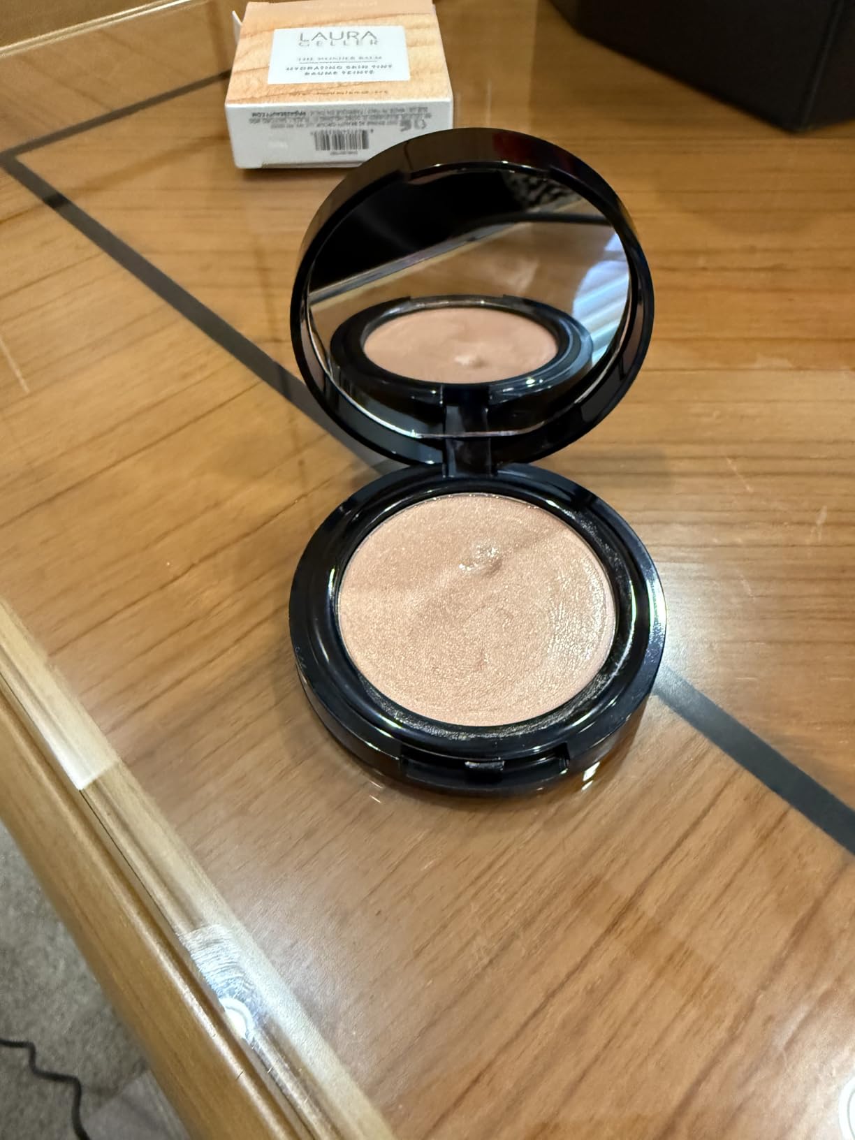 LAURA GELLER NEW YORK The Wonder Balm Cream Illuminator - Hydrating Weightless Subtle Hint of Color + Glow for Mature Skin - Vegan Squalane - Apply to Cheeks & Lips (01 Nice-n-Natural)