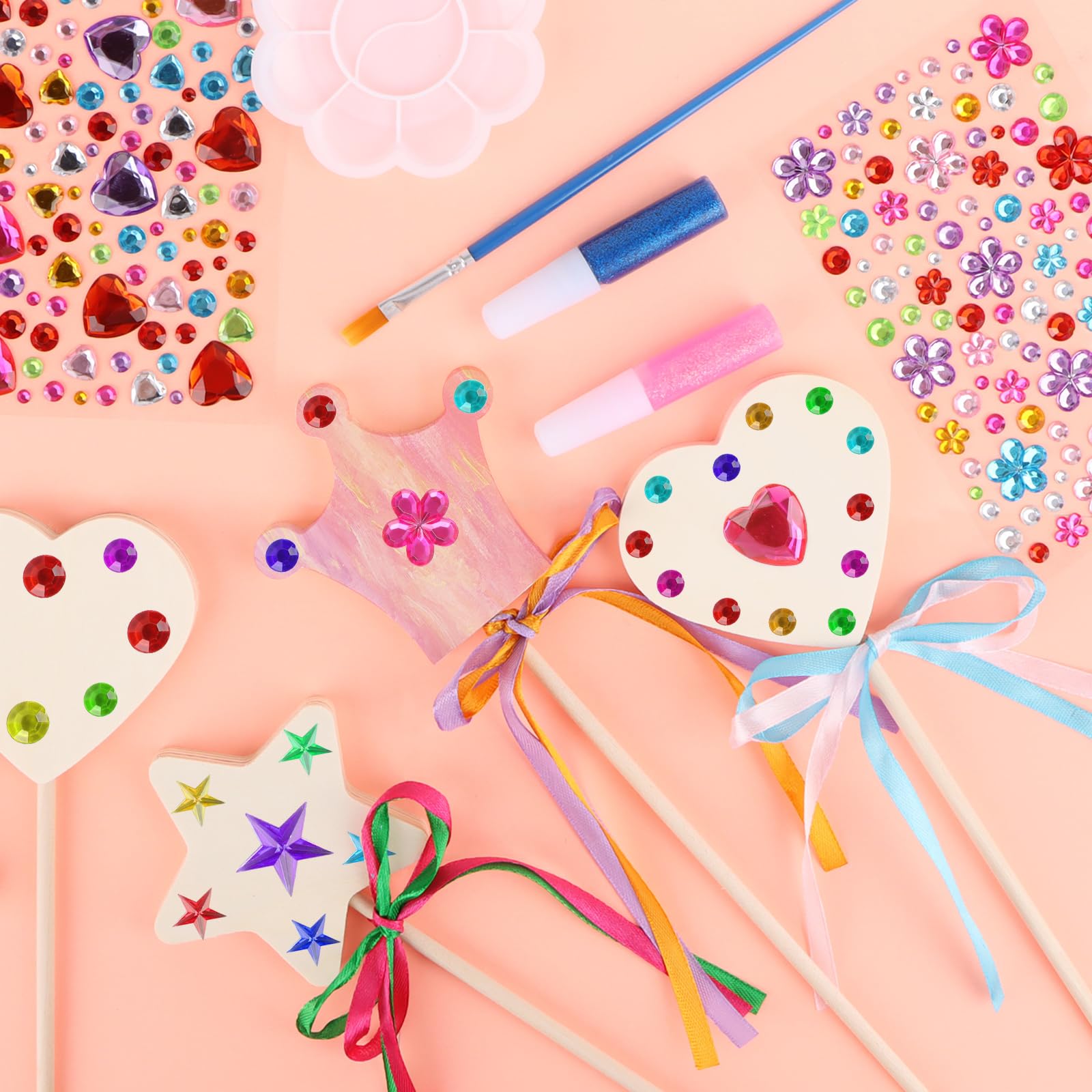 Kit De Varitas De Princesa De Madera Para Manualidades | Cuotas sin interés