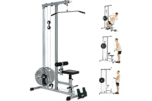 Champion Lat Pull Down & Row Machine - Yes4All Home Gym Strength Training System