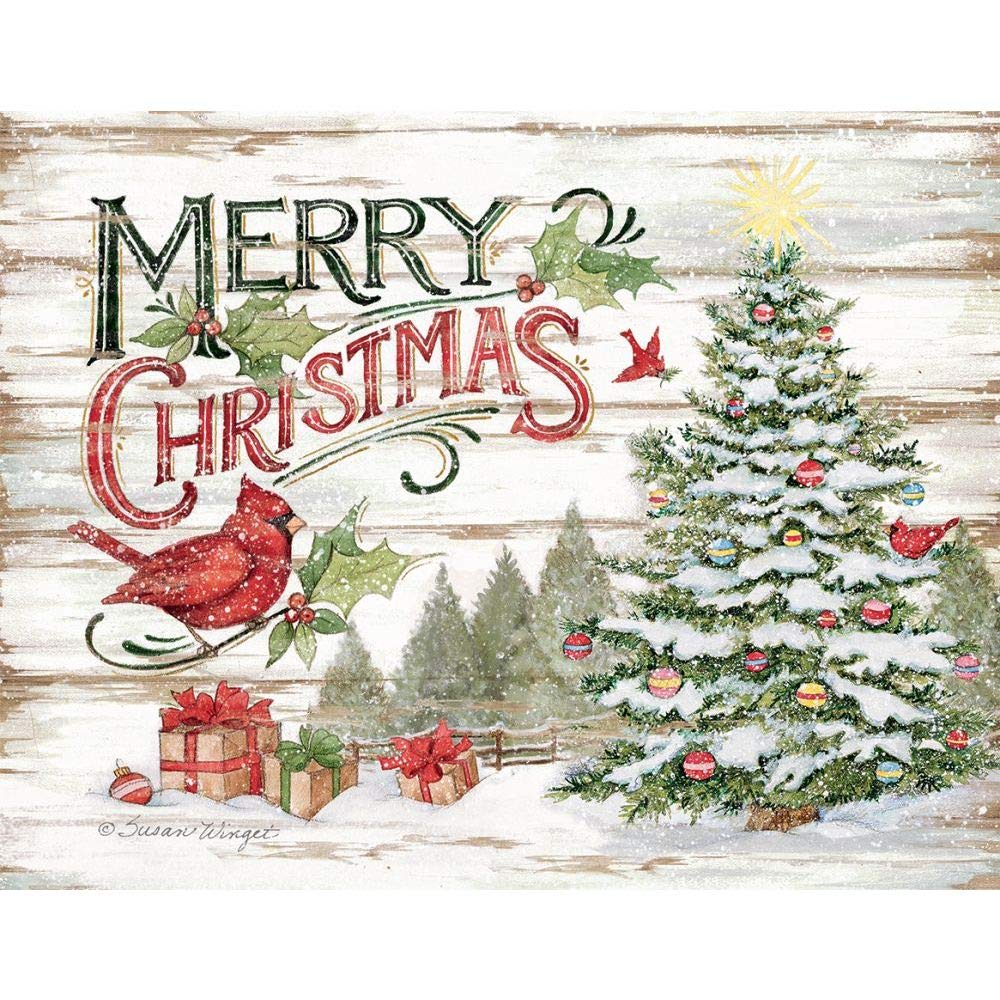 LANG社　SUSAN WINGET アドレスブック　カントリー Amazon.com: Lang, Pine Forest Boxed Christmas Cards (18 pack