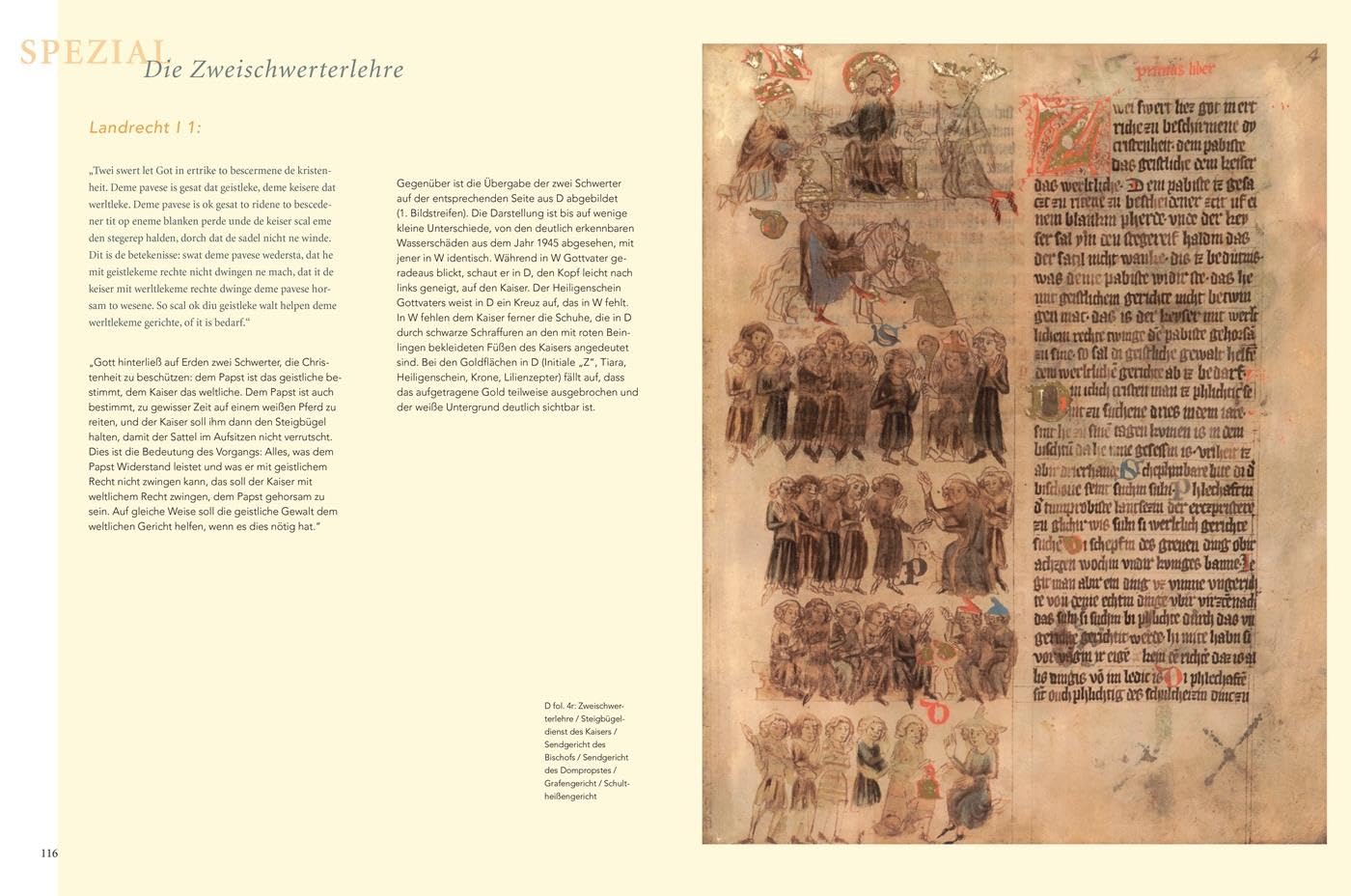 Der Sachsenspiegel: Das berühmteste deutsche Rechtsbuch des Mittelalters als preiswerte Sonderausgabe