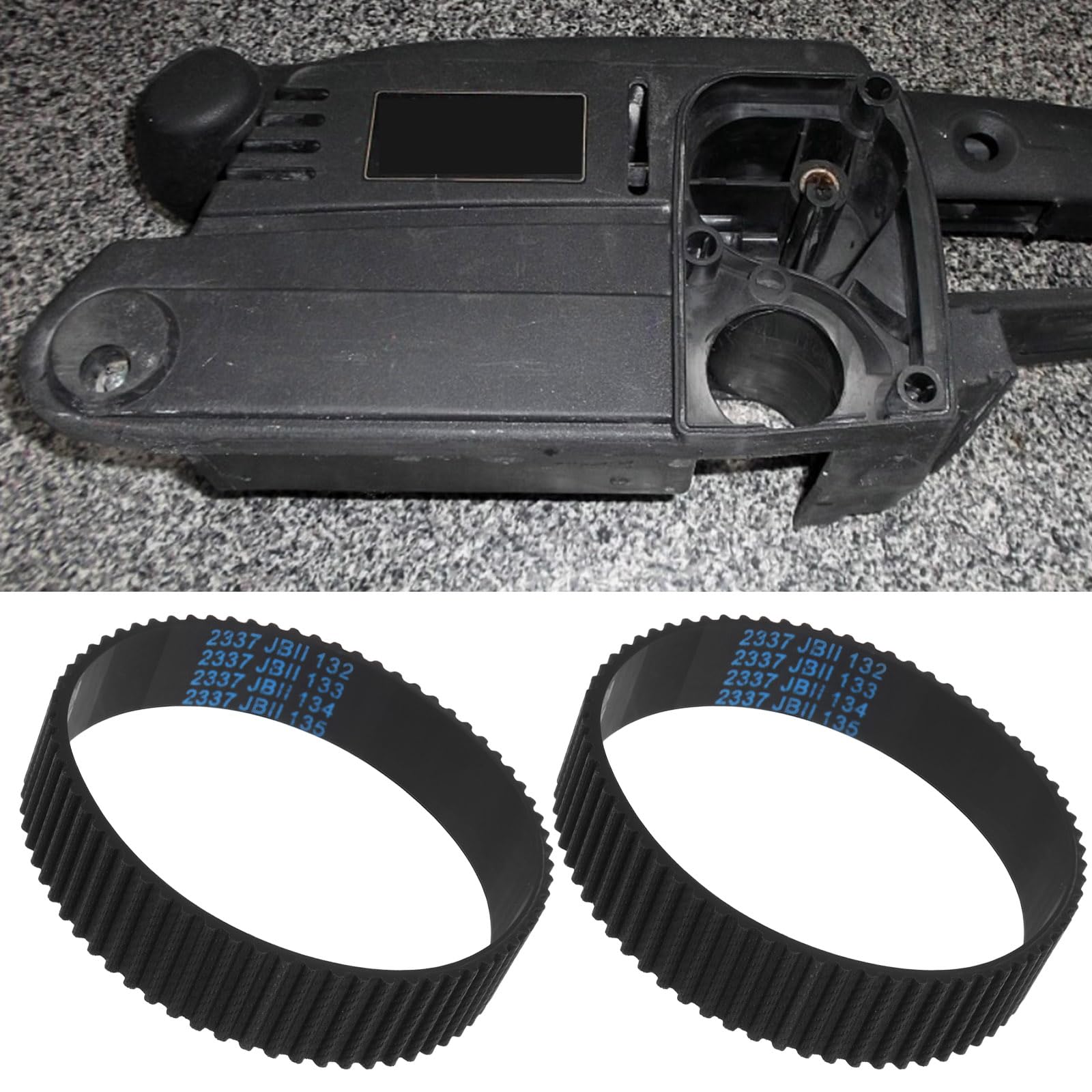 ECSiNG 2pcs Sander Timing Belt 201mm Length 14mm Width 67 Teeth Compatible with Skil 7600 - Image 2