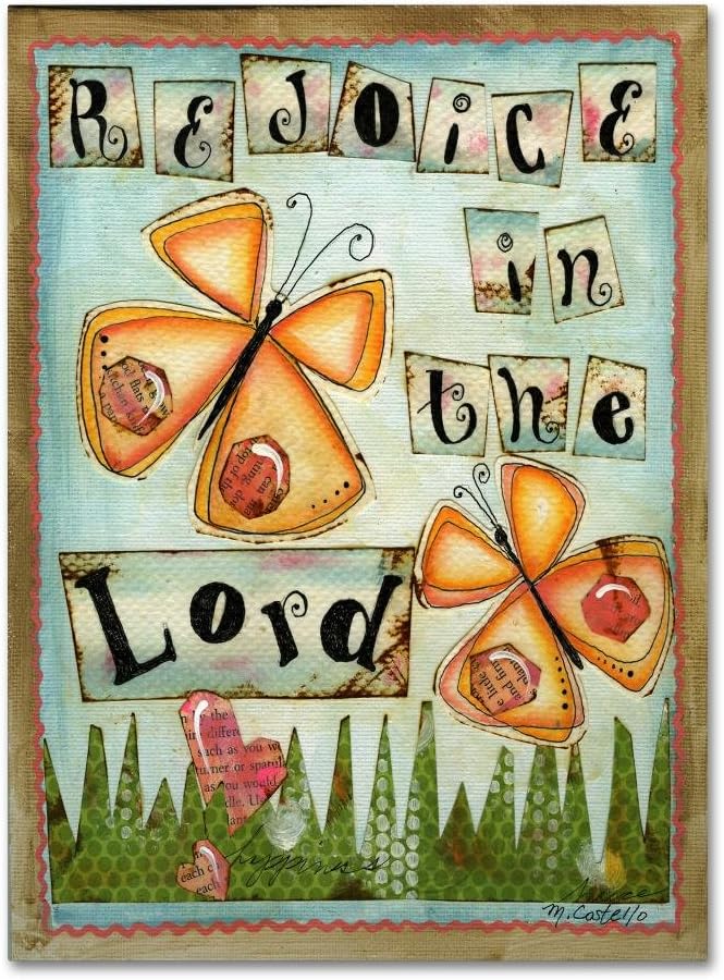 Happy Days by Maureen Lisa Costello, 14x19-Inch Canvas Wall Art