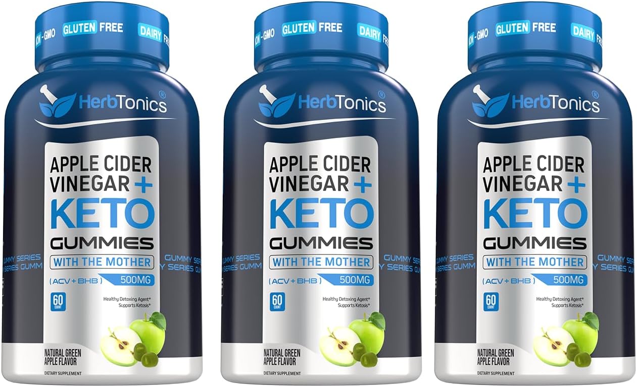 Herbtonics Keto Apple Cider Vinegar Gummies Digestion