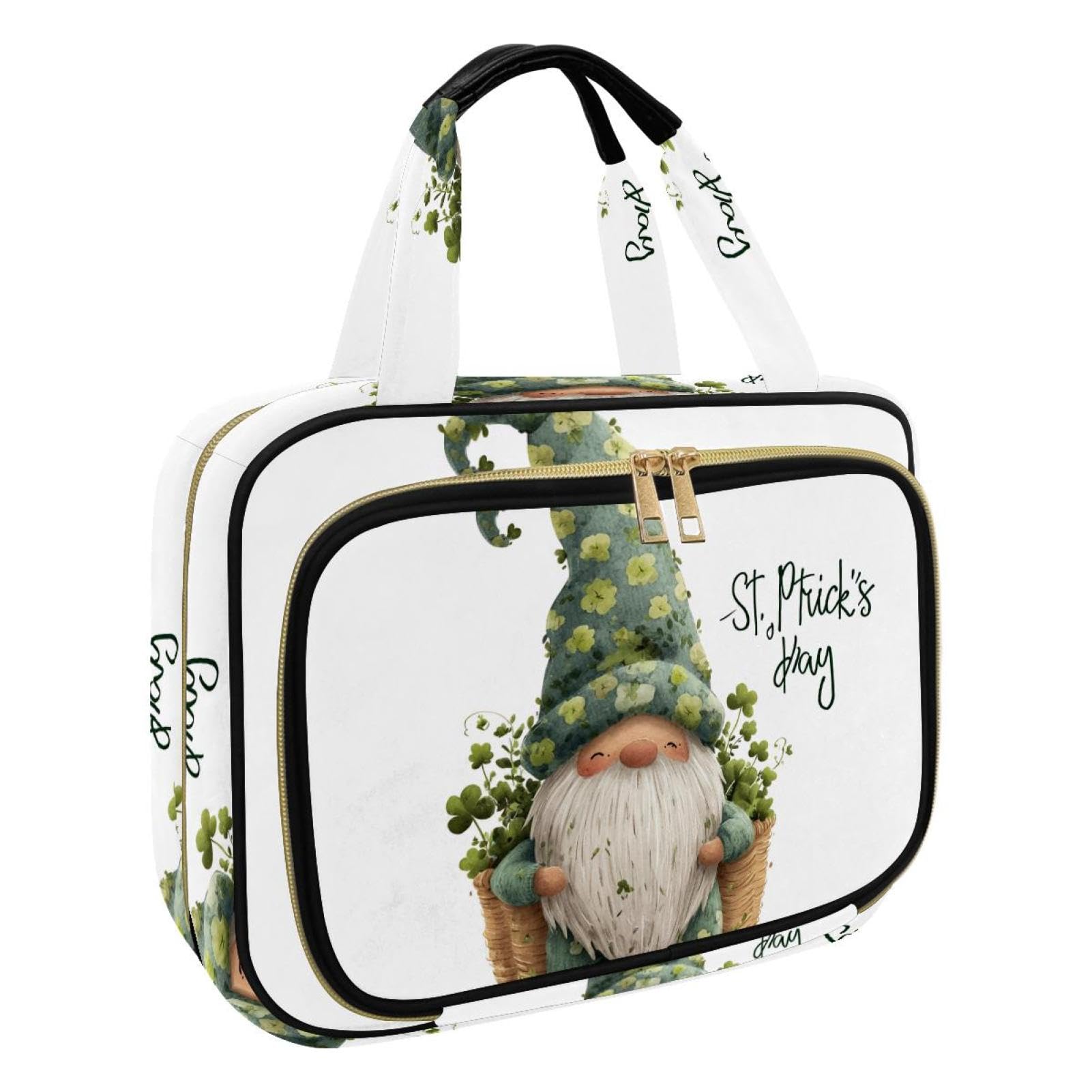 Kulturbeutel zum Aufhängen für Damen, weiße Blume, Reise-Make-up-Tasche, Organizer, Kosmetiktasche, Make-up-Kulturbeutel für Reiseutensilien, Zubehör, Mehrfarbig 13, M, Kulturbeutel