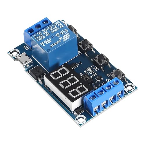 Miniatura 6 de 4pcs DC 6-30V Relé temporizador programable Relay Relay Module Activador Ciclo Retraso Temporizador Interruptor EncendidoApagado Módulo de relé con
