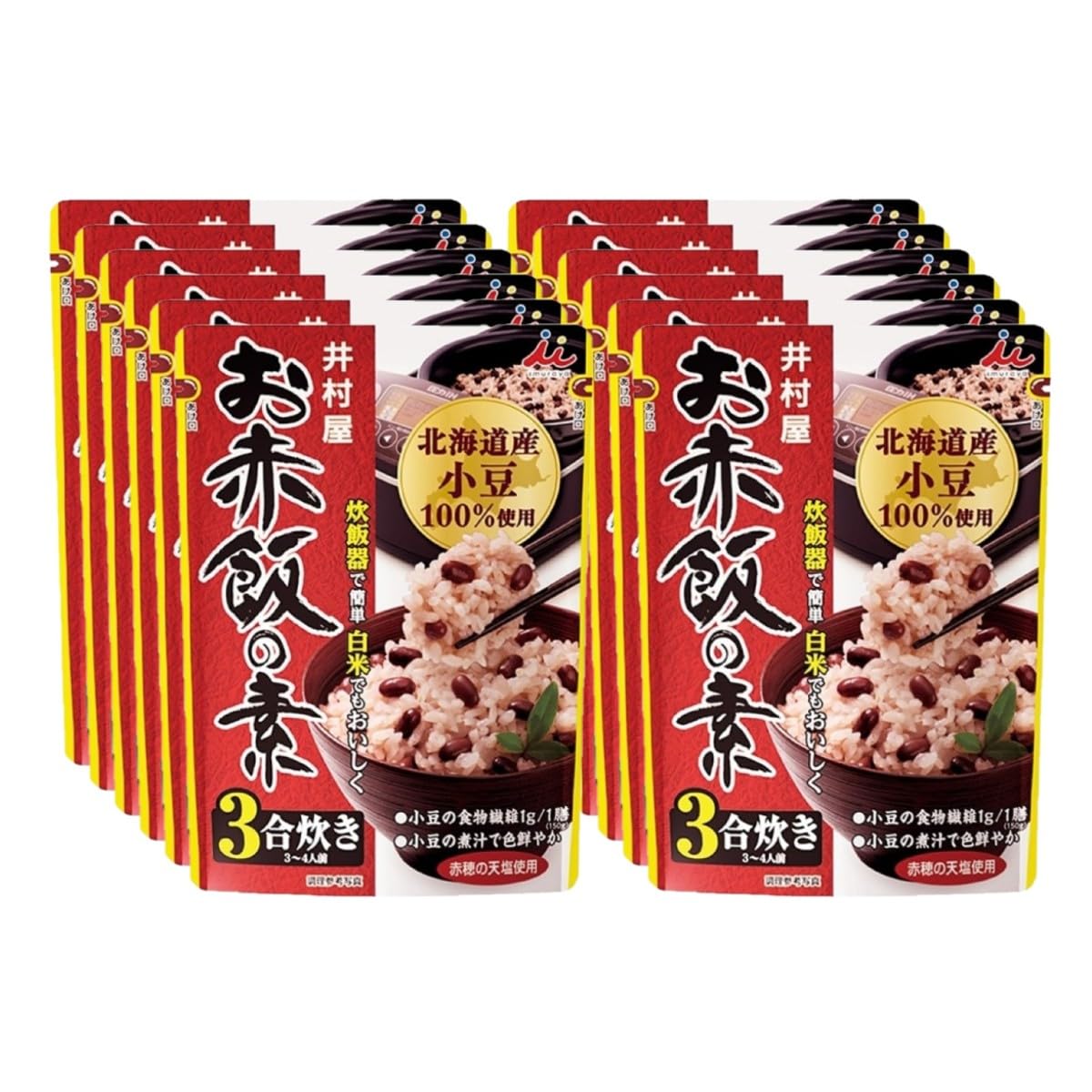 Amazon | 井村屋 お赤飯の素 230g×12箱 | 井村屋 | ごはん・料理の素 通販