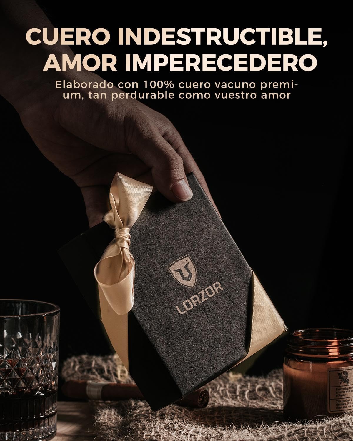 LORZOR Cartera Tarjetero Hombre con Monedero XXL, Carteras para Hombre Pequeñas con Cierre Magnético, Billetera Piel con Bloqueo RFID, Wallet Pop-up, Capacidad para 10 Tarjetas