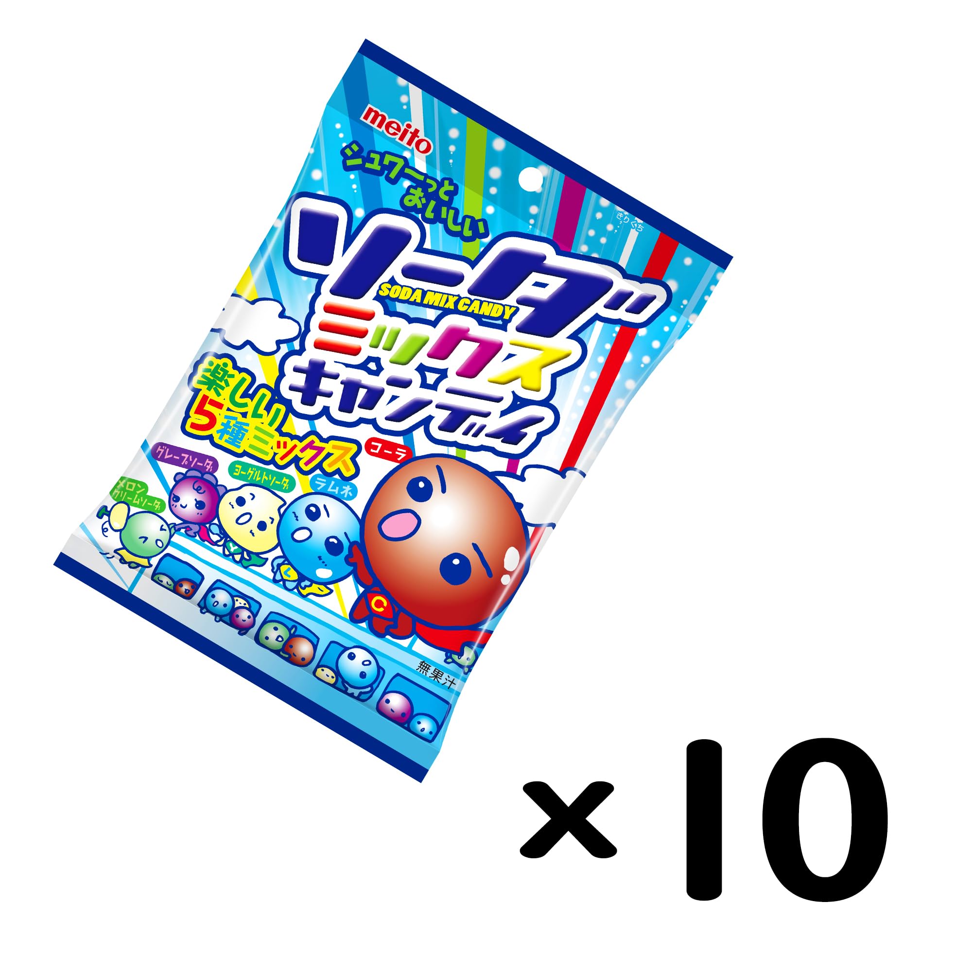 Amazon.co.jp: モントワール 名糖産業 ソーダミックスキャンディ 80g