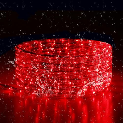 Miniatura 15 de Cuerda de luz LED verde, tira de luces LED de 20 pies para exteriores, impermeable, iluminación decorativa para decoraciones de interior/exterior,