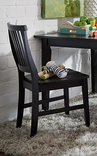 Miniatura 2 de Homestyles Arts & Crafts - Sillas de comedor negras, juego de 2 Negro -,Marrón,https://www.amazon.com/dp/undefined