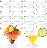 Vista 7 de Juego de 18 vasos de Martini de 5oz de acrílico para torre de champán de fiesta, vasos pequeños de champán de cupé de plástico para Martini
