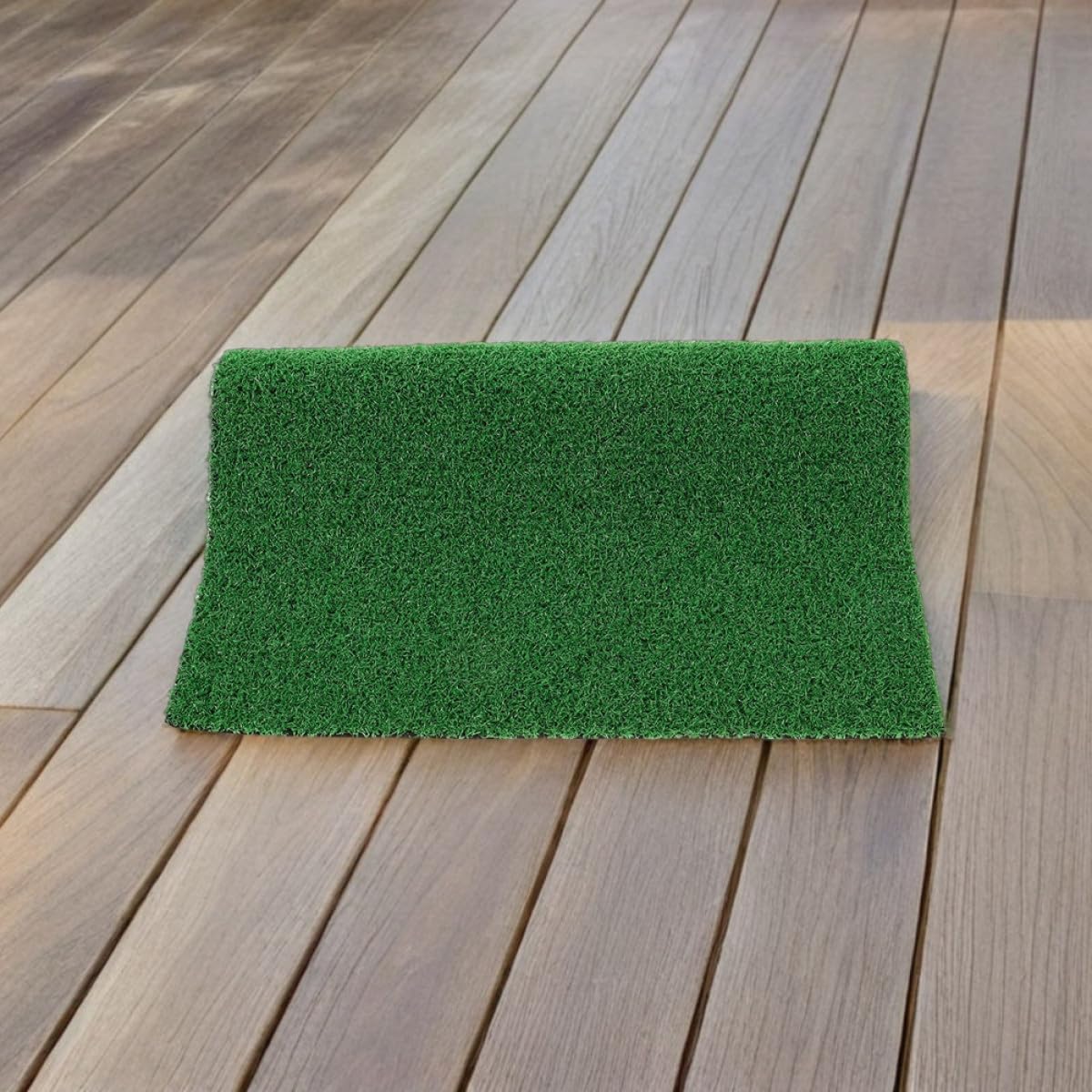 ULTECHNOVO Plataforma de Césped Sintético para Tortugas 60x35 Cm, Alfombra Realista para Hábitat de Reptiles, Rampa Fácil de Escalar y Zona de Descanso para Acuarios y Terrarios