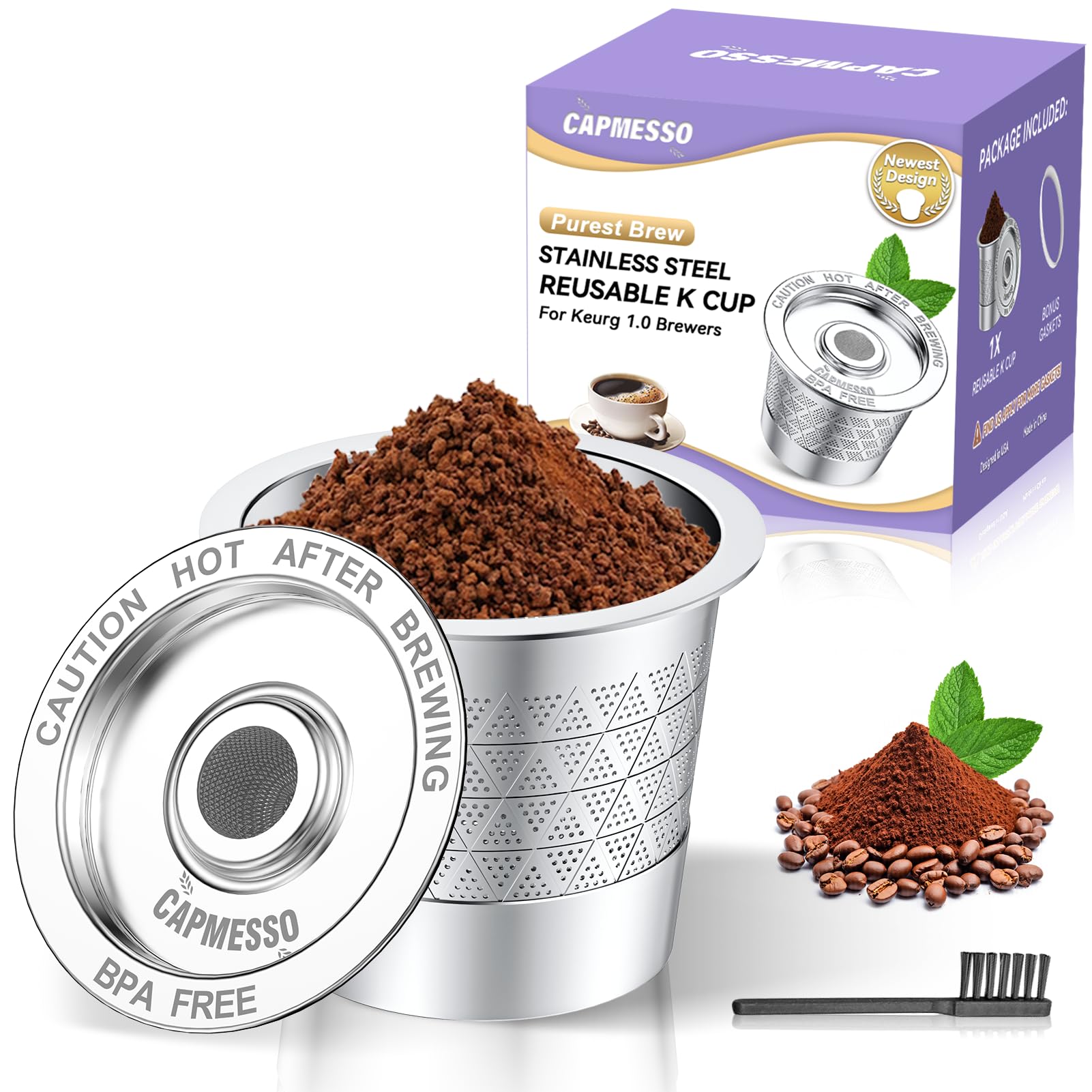 Amazon.com: CAPMESSO Reusable K Cups for Keurig 1.0: Stainless
