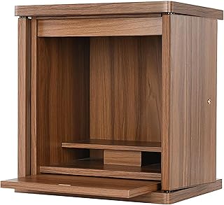 繁樓藝雕 仏壇 ミニ 小型仏壇 14号 モダン 原木色 家具調仏壇 すべての宗派で使える(高さ32.6cm 幅30cm 奥行24cm) (14号)