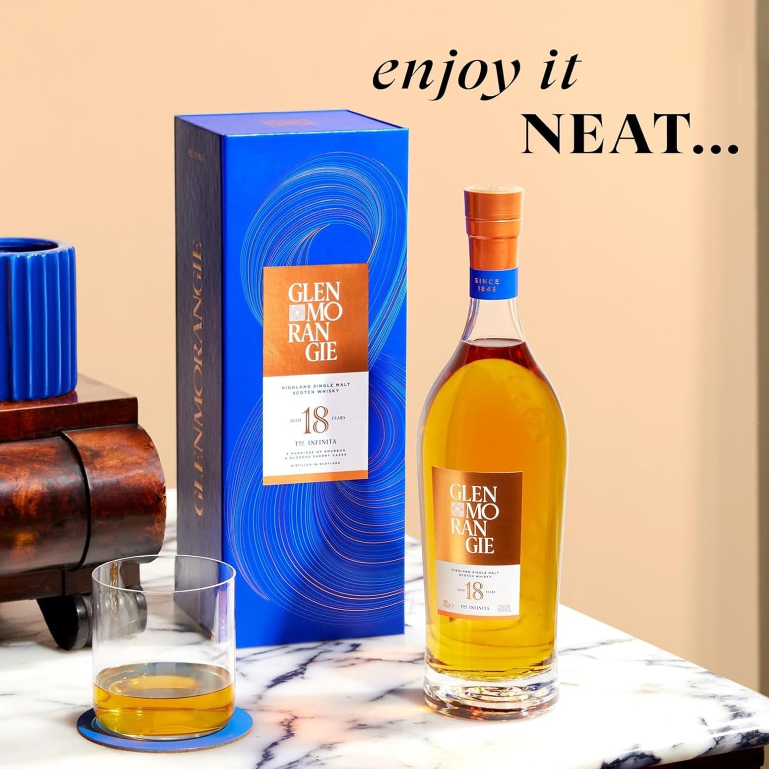 Glenmorangie The Infinita 18 Year Old Whisky, Oak Cask, Gift Box