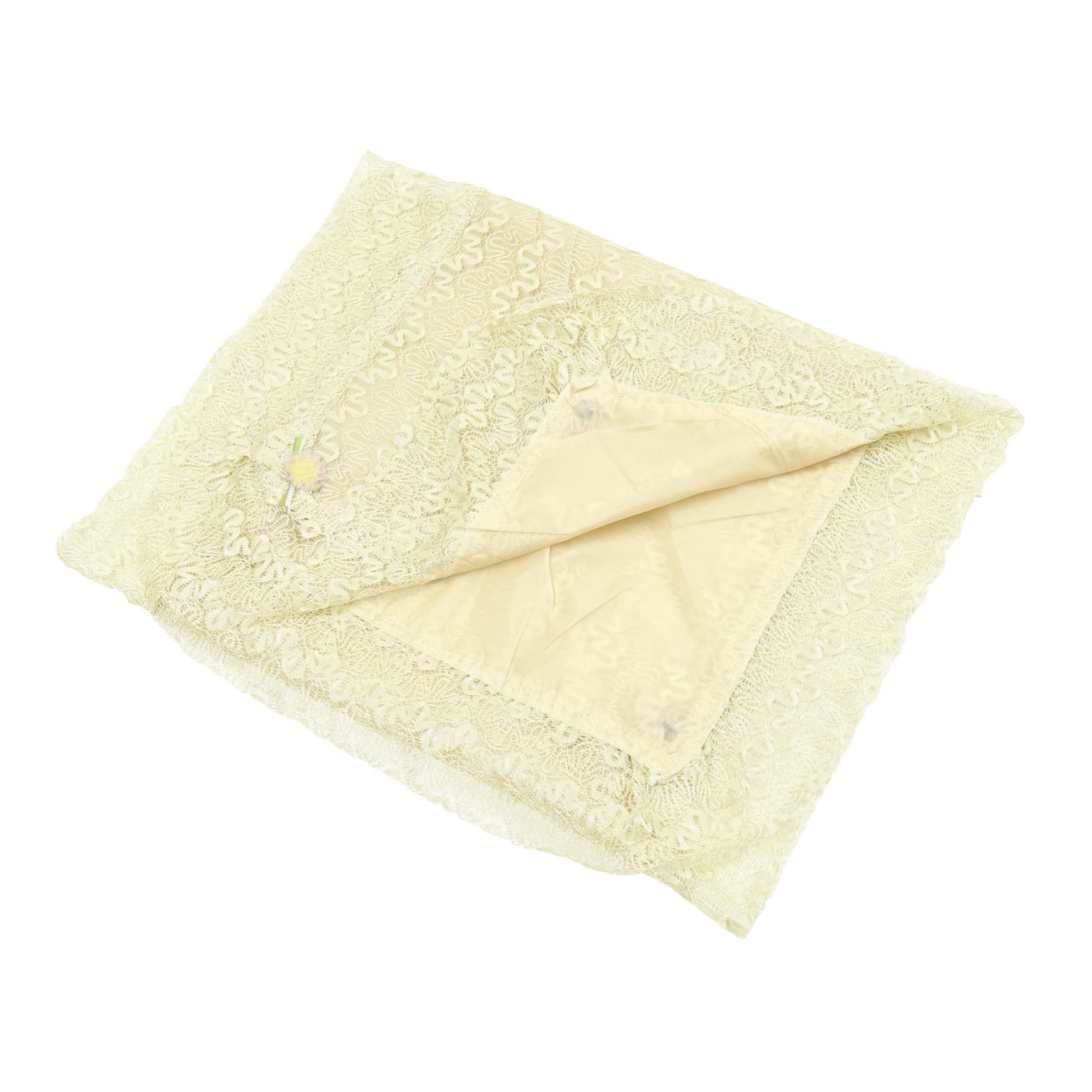 TOYANDONA Guzheng Instrument Cover Dust Cover Lace Flower Decor for Housewarming Present