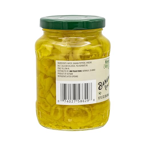Miniatura 5 de Mama Fresca Anillos de plátano y pimienta, tarro de 12 onzas líquidas (paquete de 12)