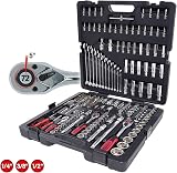 KS Tools 918.0216 Coffret douilles 1/4-3/8-1/2 - Malette outils 216 pcs - 4
