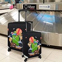 Vista 6 de Explore Land Funda para equipaje de viaje, protector de maleta, para equipaje de 18 a 32 pulgadas, Viaje (Travel)
