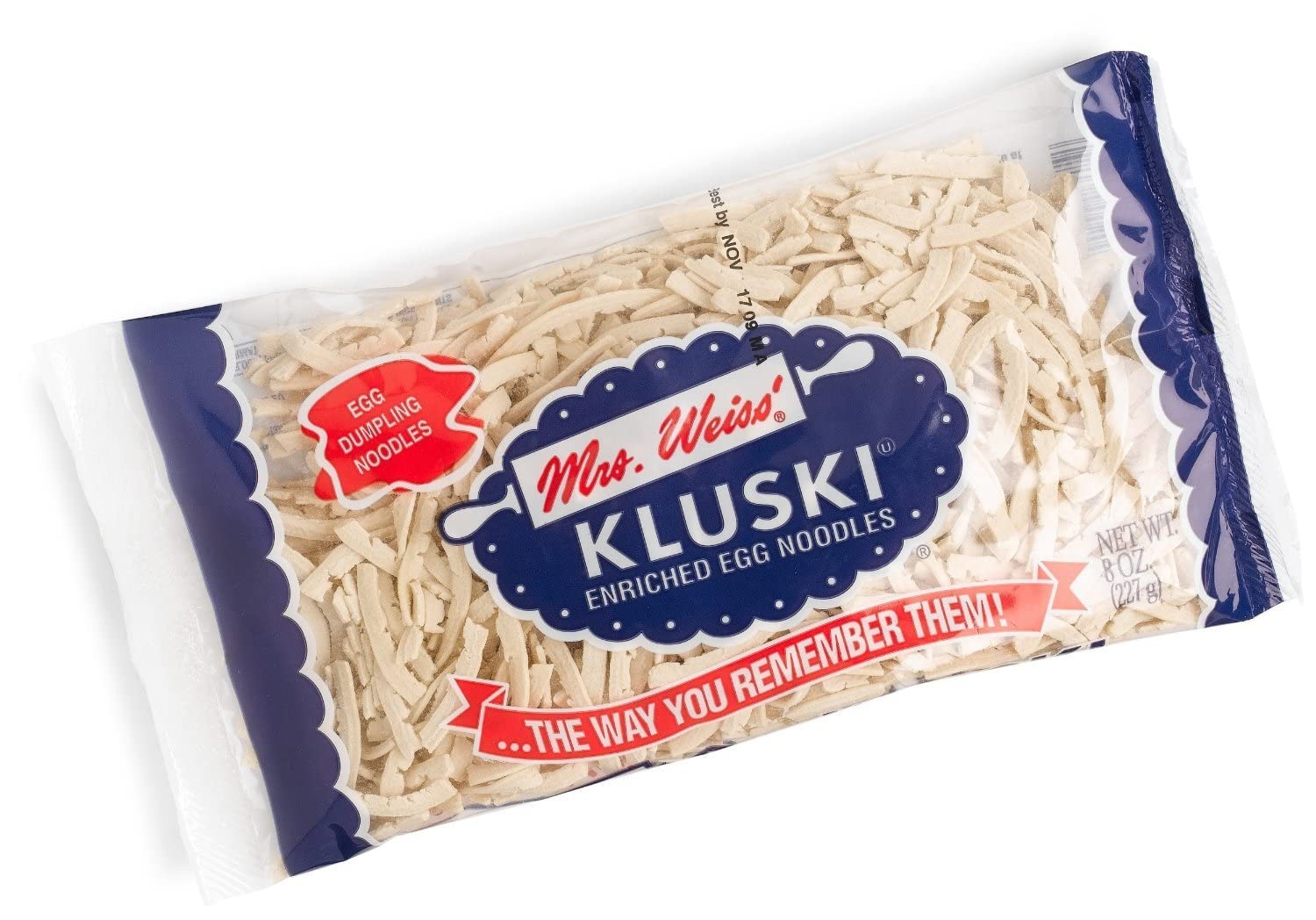 Mrs. Weiss' Kluski Egg Dumpling Noodles (Pack of 3) Grocery & Gourmet Food