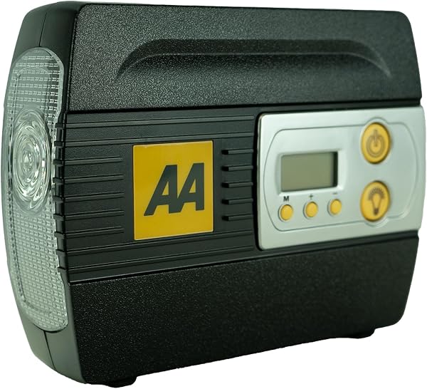 AA5502 12V Digital Tyre Inflator – Portable Car Air Compressor Pump With Digital Gauge That Measures PSI, BAR, KPA. Fast Tyre Inflation for Cars, Bikes, Motorcycles, Balls & Inflatables - 4
