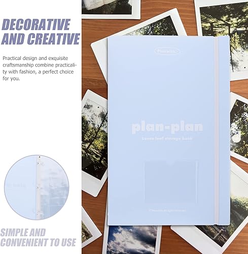 Miniatura 4 de Operitacx Tarjetas en blanco, organizador de negocios, soporte para tarjetas de fotos, libros, tarjetas de juegos, fundas para colecciones,