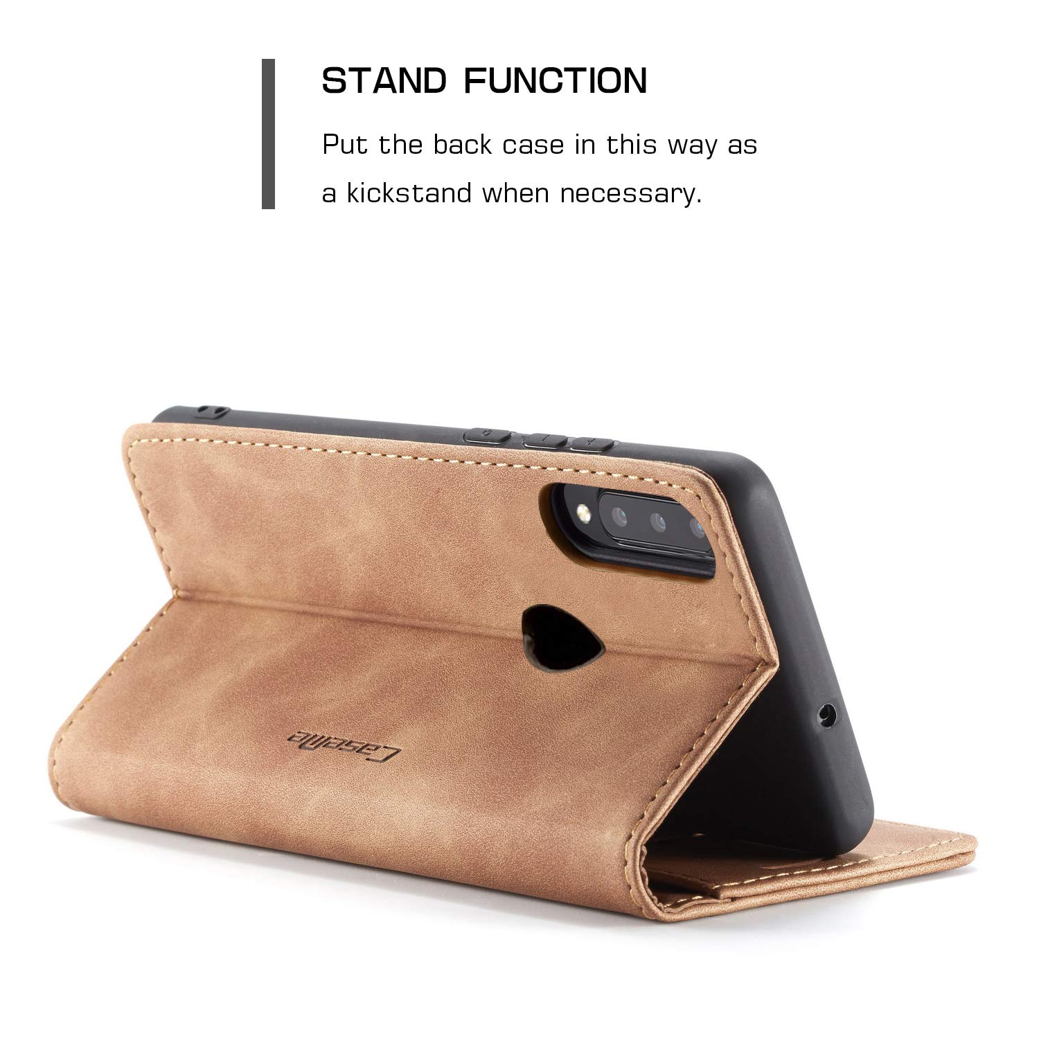 Mosoris Custodia a portafoglio per Huawei P30 Lite, in pelle